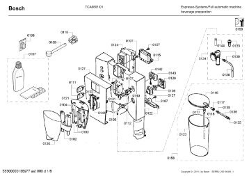 TCA6801/01 beverage preparation Espresso-Systems/Full ...
