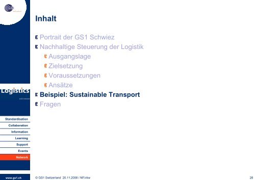 Nachhaltigkeit in der Logistik