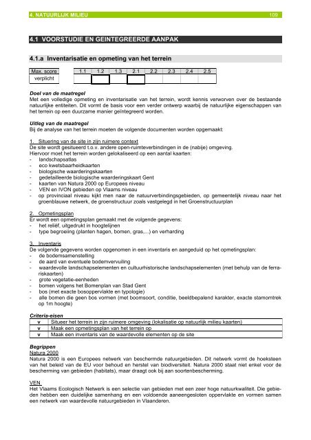 Duurzaamheidsmeter Gent