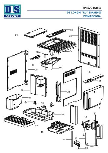 DE LONGHI "RU" ESAM6600 PRIMADONNA