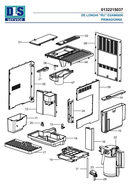 DE LONGHI &quot;RU&quot; ESAM6600 PRIMADONNA