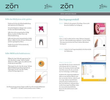 Zon Anpassprotokoll - Starkey Laboratories