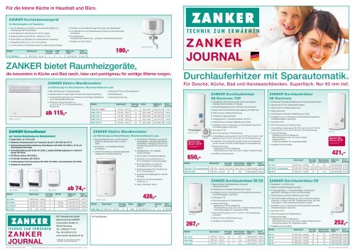 ZANKER JOURNAL - Zanker-Haustechnik. Ihr Spezialist für ...