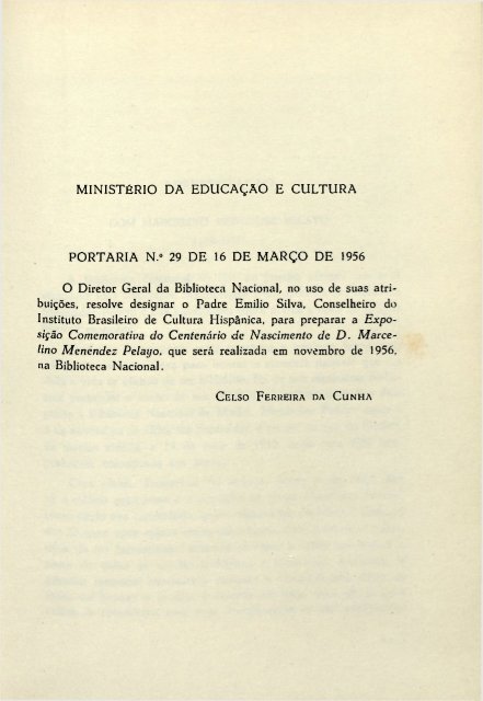 Exposição Bibliográfica Retrospectiva - Fundação Biblioteca Nacional