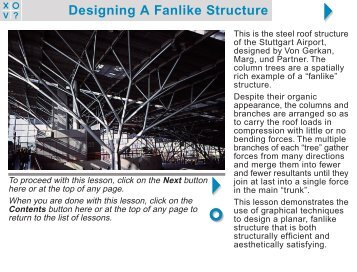 Designing A Fanlike Structure