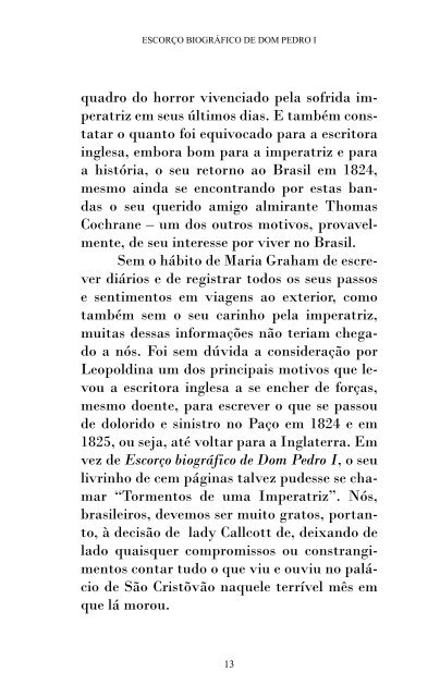 Escorço biográfico de Dom Pedro I - Fundação Biblioteca Nacional