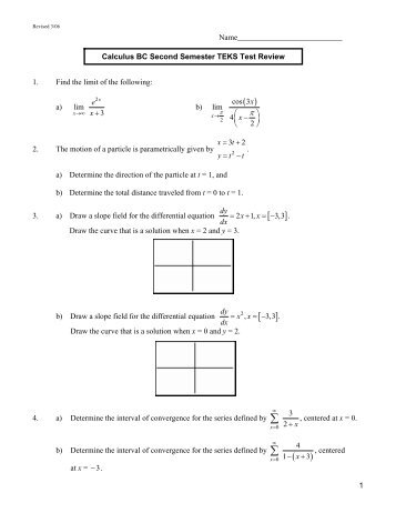 SFA Review with Answer Key