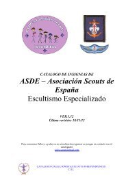 14 asde especializado 05.11 - Coleccionistas Scouts Independientes