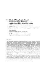 Physical Modelling in Fluvial Geomorphology