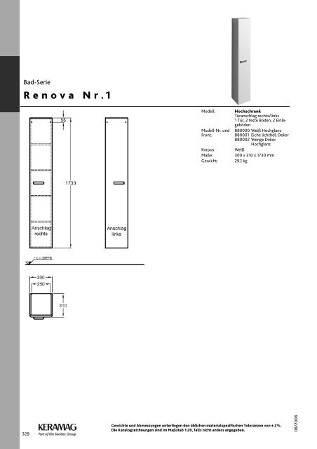 Renova Nr. 1 - die Lösung für alle professionellen Anforderungen.