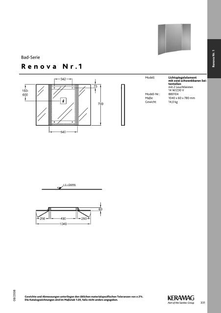 Renova Nr. 1 - die Lösung für alle professionellen Anforderungen.