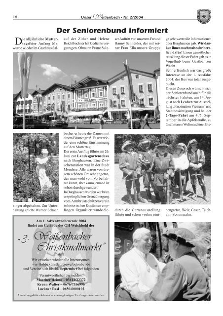 Gemeindezeitung 2/2004 - Weißenbach bei Liezen