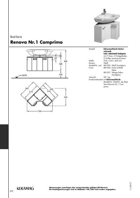 Renova Nr.1 Comprimo - Stand: 11.2012