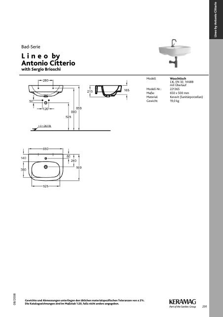 Lineo by Antonio Citterio - junges italienisches Design.