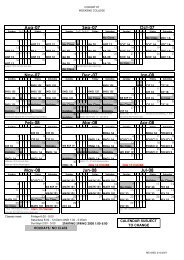 Cohort 7 Calendar