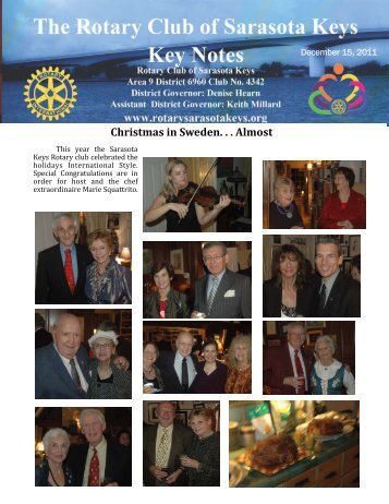 12/15/11 - Rotary Club of the Sarasota Keys, Florida, USA