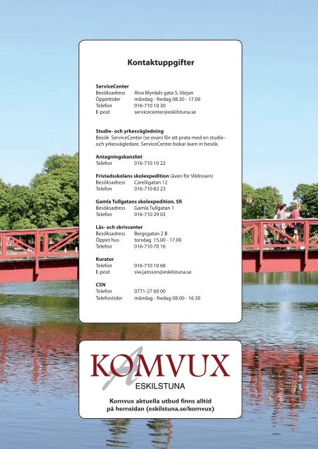 Komvux INFO - Eskilstuna kommun