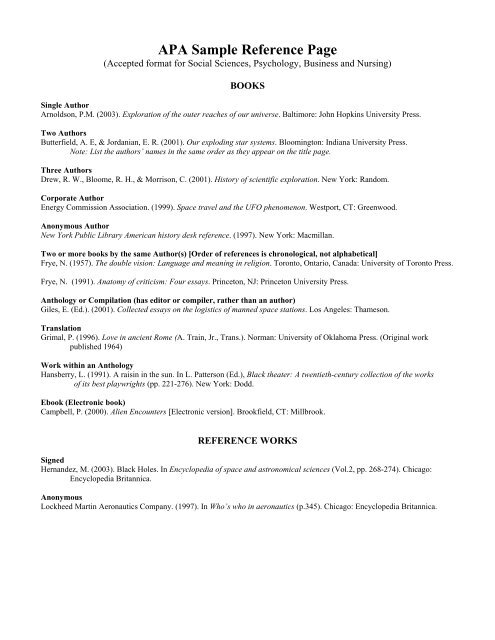Apa style guide outlet