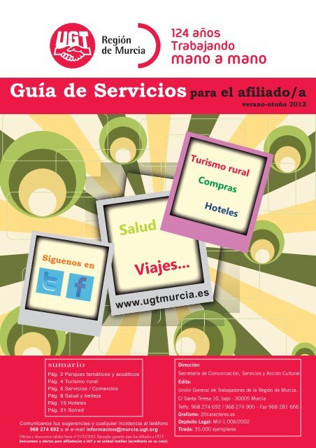 UGT GUIA verano12 WEB.FH10 - Intranet de UGT Murcia