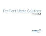 For Rent Media Solutions™ - ForRent.com