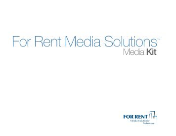 For Rent Media Solutions™ - ForRent.com