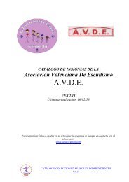 A.V.D.E. - Coleccionistas Scouts Independientes