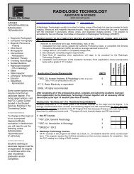 Radiological Technology - Fresno City College