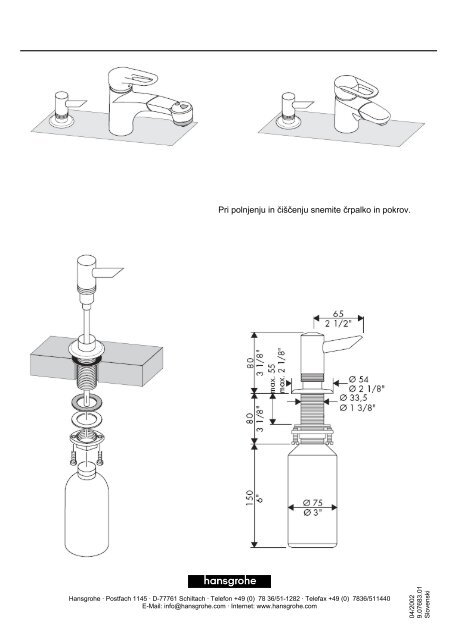 Deutsch Montageanleitung - Hansgrohe