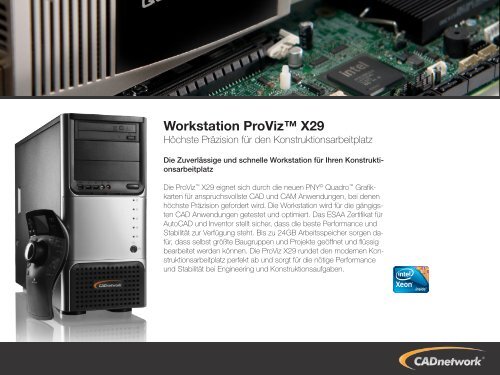 Workstation ProViz™ X29 - CADnetwork