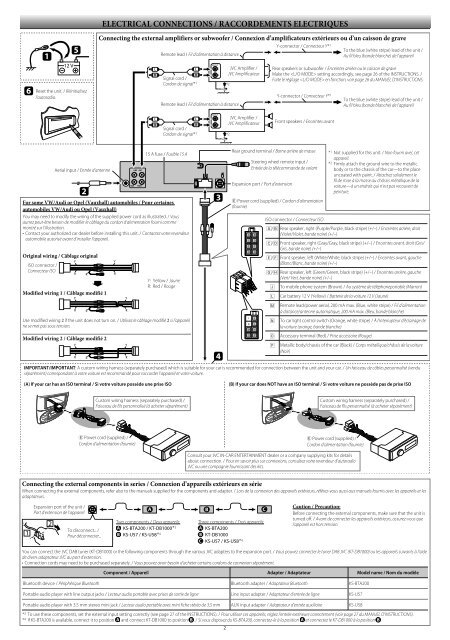 kd-r618 / kd-a615 / kd-r610 instructions - Sonic Electronix