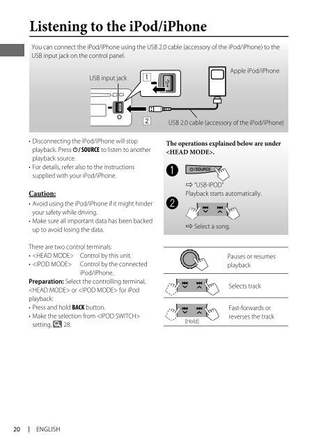 kd-r618 / kd-a615 / kd-r610 instructions - Sonic Electronix