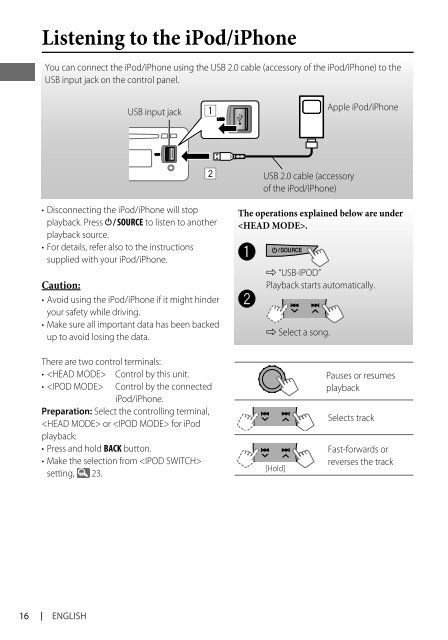 kd-r618 / kd-a615 / kd-r610 instructions - Sonic Electronix