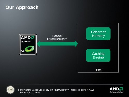 Maintaining Cache Coherence with AMD Opterons using FPGAs
