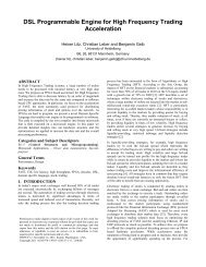 DSL Programmable Engine for High Frequency Trading Acceleration