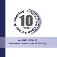 A Short History of Interactive Open Access Publishing - Atmospheric ...