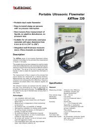 Portable Ultrasonic Flowmeter KATflow 220