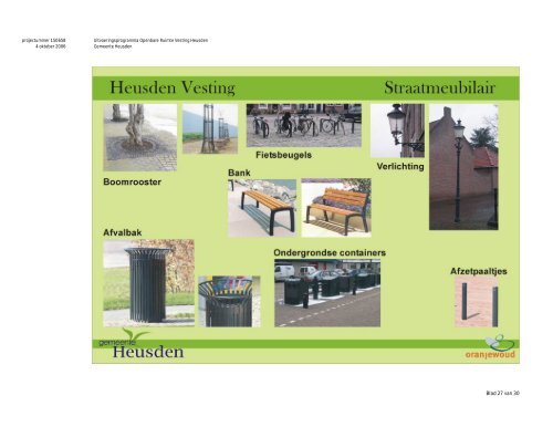 Uitvoeringsplan openbare ruimte Vesting Heusden