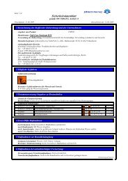 Sicherheitsdatenblatt