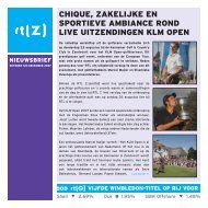 chique, zakelijke en sportieve ambiance rond live ... - RTL.nl