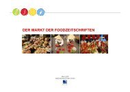 DER MARKT DER FOODZEITSCHRIFTEN