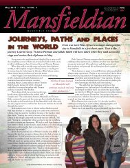 to read the May issue of the Mansfieldian. - Alumni