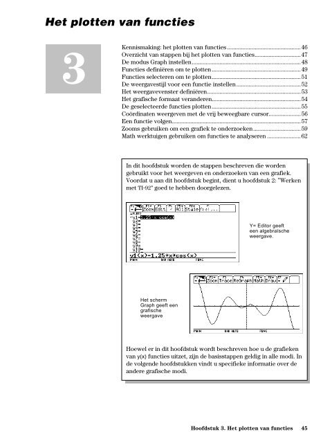 Hoofdstuk 3. Het plotten van functies - SmartData