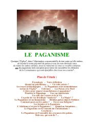 LE PAGANISME - Racines et Traditions en Pays d'Europe - Free