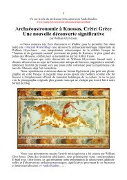 Archaéoastronomie à Knossos, Crète/ Grèce Une nouvelle ...