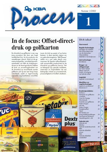 In de focus: Offset-direct- druk op golfkarton - KBA