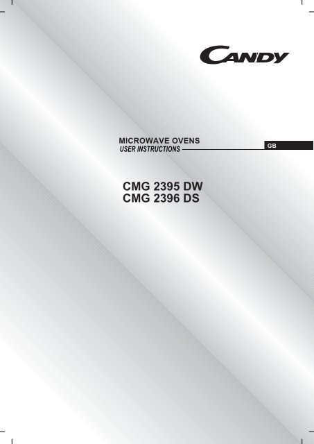 CMG 2393 DW - CMG 2394 DS - Ó¢?PDF - Candy After Sales Service