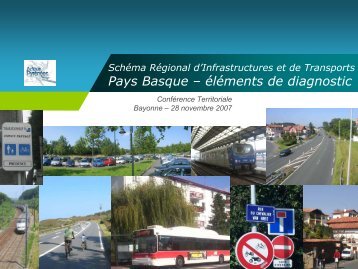Schéma régional d'infrastructures et de transports - CRDP Aquitaine