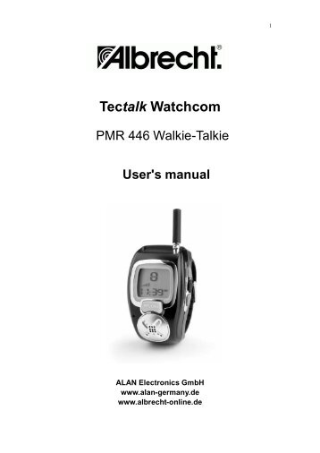 Tectalk Watchcom - Alan-Albrecht Service-Homepage - Alan ...