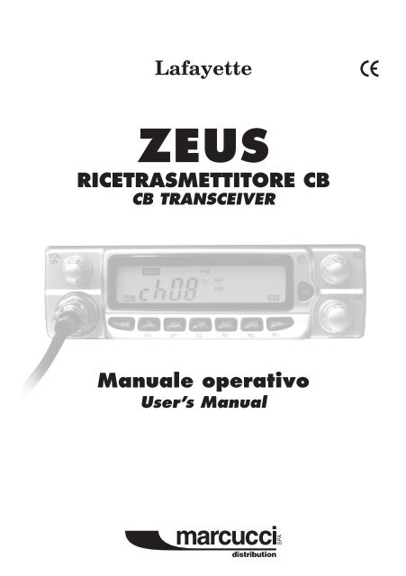 Manuel Opératoire Et Schéma Pour Poste CB ALAN 68S - CTE International - Fabriqué En Italie