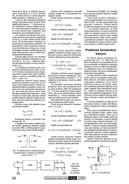 Teorie VF transformátorů, materiály, výpočty (2.15MB formát *pdf)